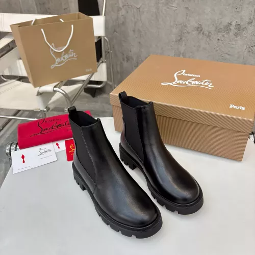 Replica Christian Louboutin Boots For Women #1371756 $108.00 USD for Wholesale