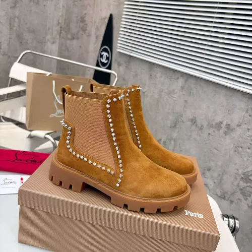 Replica Christian Louboutin Boots For Women #1371758 $115.00 USD for Wholesale