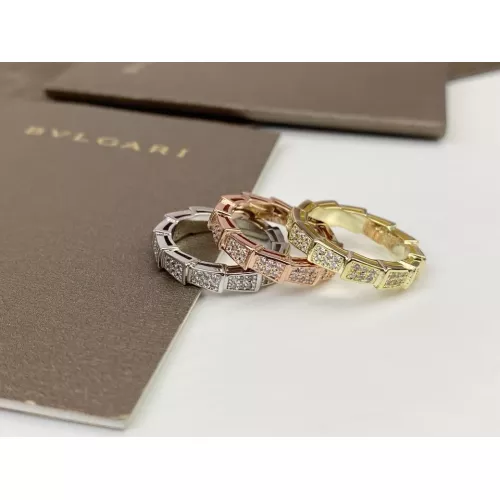 Replica Bvlgari Rings In Rose Gold For Women #1373073 $25.00 USD for Wholesale