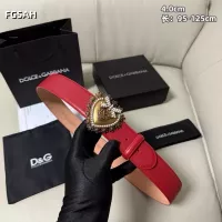 $72.00 USD Dolce & Gabbana D&G AAA Quality Belts For Unisex #1365300