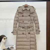 $257.85 USD Burberry Down Feather Coat Long Sleeved For Women #1366697