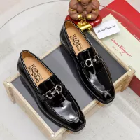 $85.00 USD Salvatore Ferragamo Leather Shoes For Men #1367846