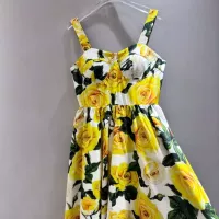 $100.00 USD Dolce & Gabbana Dresses Sleeveless For Women #1370642