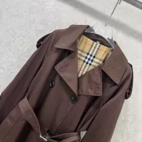 $160.00 USD Burberry Trench Coat Long Sleeved For Women #1370673