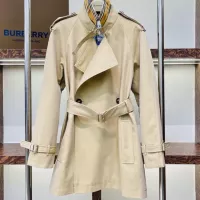 $172.00 USD Burberry Trench Coat Long Sleeved For Women #1371111