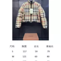$160.00 USD Burberry Down Feather Coat Long Sleeved For Women #1371113