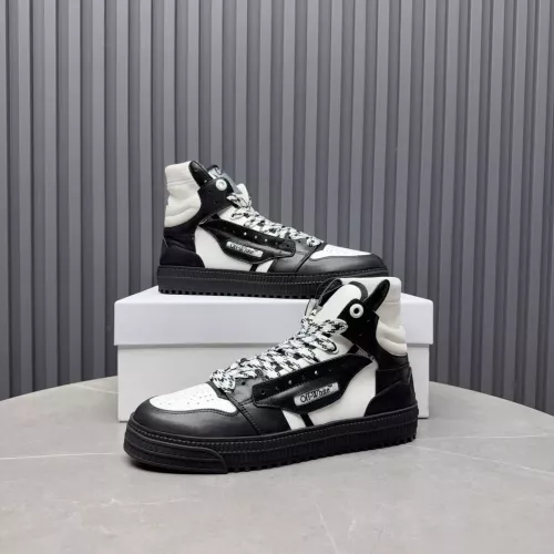 Replica Off-White High Tops Shoes For Men #1373377 $130.00 USD for Wholesale