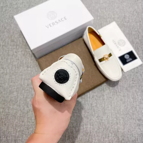 Replica Versace Leather Shoes For Men #1373575 $85.00 USD for Wholesale