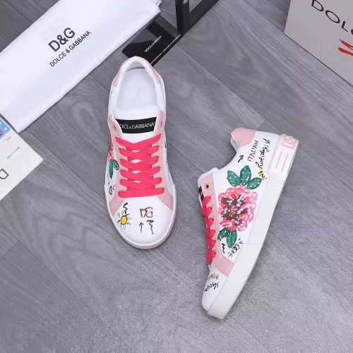 Replica Dolce & Gabbana D&G Casual Shoes For Women #1373613 $92.00 USD for Wholesale