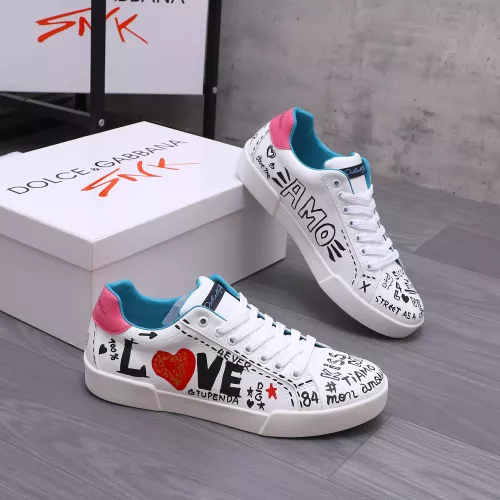 Replica Dolce & Gabbana D&G Casual Shoes For Women #1373615 $92.00 USD for Wholesale
