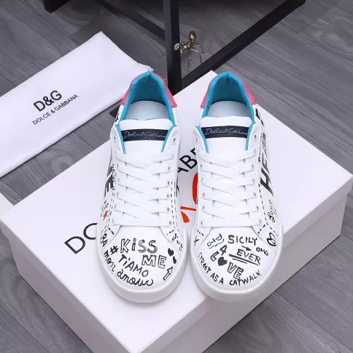 Replica Dolce & Gabbana D&G Casual Shoes For Women #1373615 $92.00 USD for Wholesale