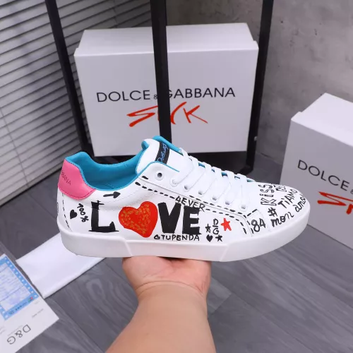 Replica Dolce & Gabbana D&G Casual Shoes For Women #1373615 $92.00 USD for Wholesale