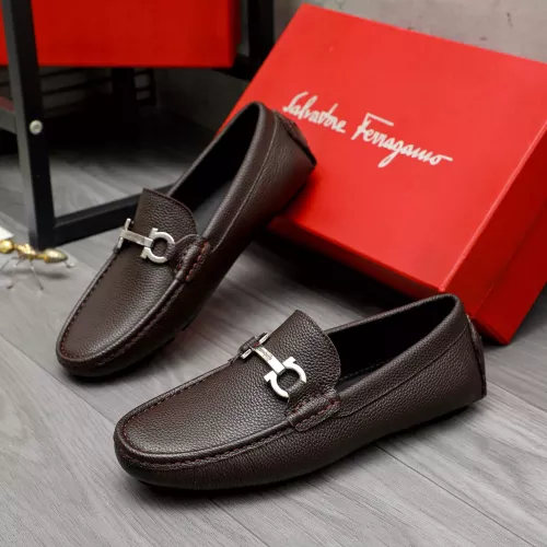 Salvatore Ferragamo Leather Shoes For Men #1373658