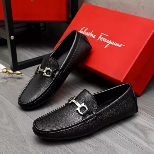 Salvatore Ferragamo Leather Shoes For Men #1373659