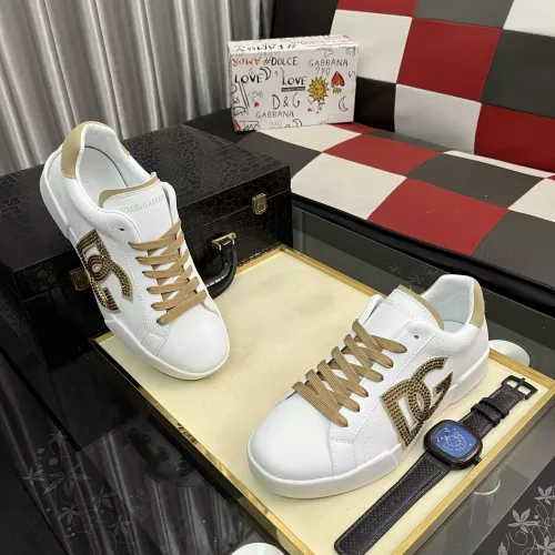 Replica Dolce & Gabbana D&G Casual Shoes For Women #1373813 $82.00 USD for Wholesale