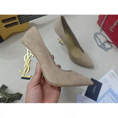 Replica Yves Saint Laurent YSL High-Heeled Shoes For Women #1374122 $118.00 USD for Wholesale