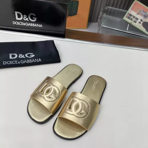 Replica Dolce & Gabbana D&G Slippers For Women #1374154 $85.00 USD for Wholesale