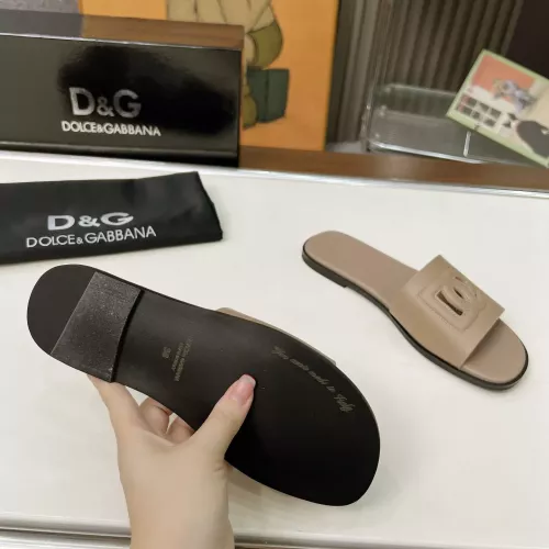 Replica Dolce & Gabbana D&G Slippers For Women #1374155 $85.00 USD for Wholesale