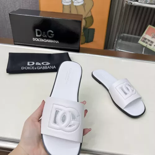 Replica Dolce & Gabbana D&G Slippers For Women #1374156 $85.00 USD for Wholesale