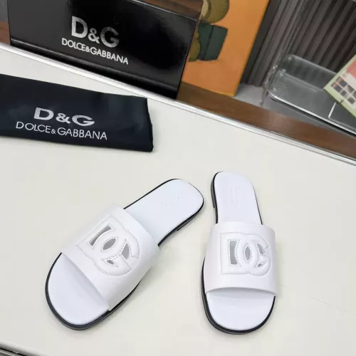 Replica Dolce & Gabbana D&G Slippers For Women #1374156 $85.00 USD for Wholesale