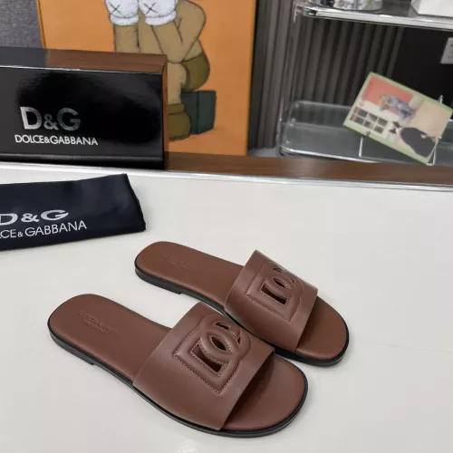 Replica Dolce & Gabbana D&G Slippers For Women #1374157 $85.00 USD for Wholesale