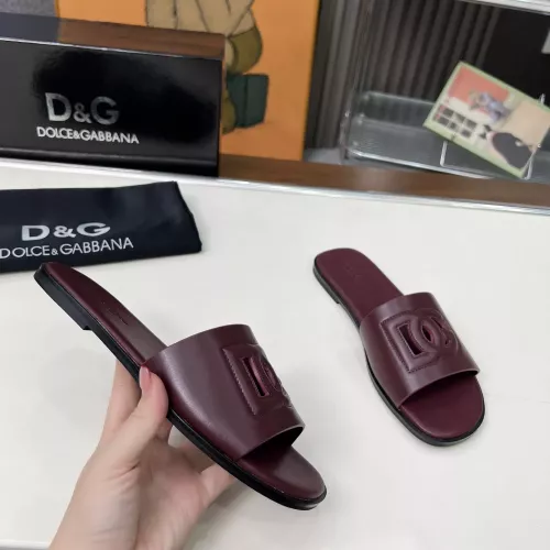 Replica Dolce & Gabbana D&G Slippers For Women #1374158 $85.00 USD for Wholesale