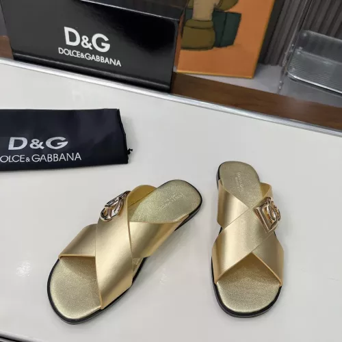 Replica Dolce & Gabbana D&G Slippers For Women #1374160 $88.00 USD for Wholesale