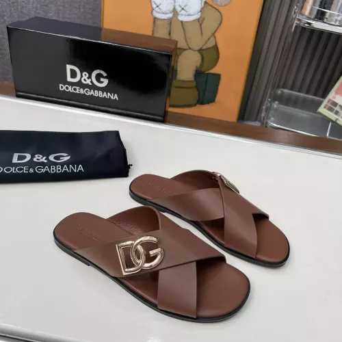Replica Dolce & Gabbana D&G Slippers For Women #1374163 $88.00 USD for Wholesale
