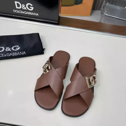Replica Dolce & Gabbana D&G Slippers For Women #1374163 $88.00 USD for Wholesale