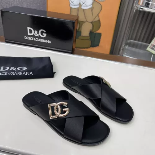 Replica Dolce & Gabbana D&G Slippers For Women #1374165 $88.00 USD for Wholesale