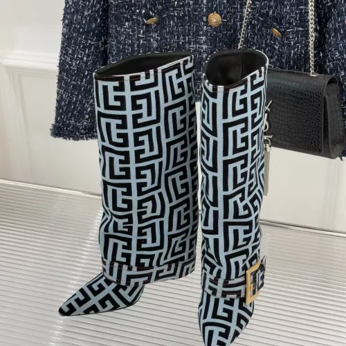 Replica Balmain Boots For Women #1374178 $155.00 USD for Wholesale