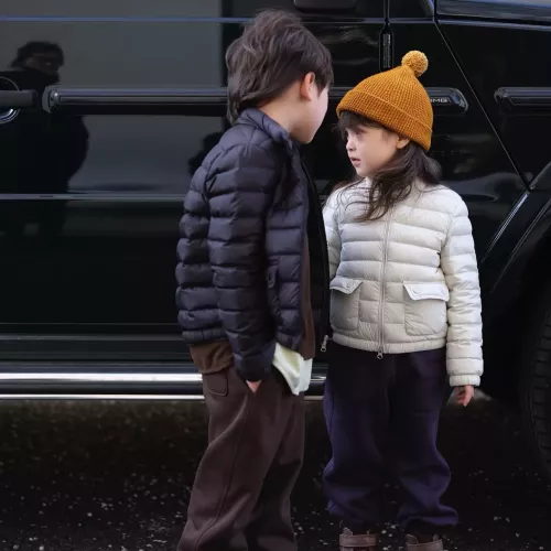 Replica Moncler Down Feather Coat Long Sleeved For Kids #1374781 $132.00 USD for Wholesale