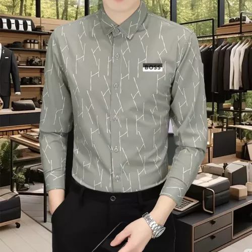 Boss Shirts Long Sleeved For Men #1374926, $56.00 USD, [ITEM#1374926], Boss Shirts
