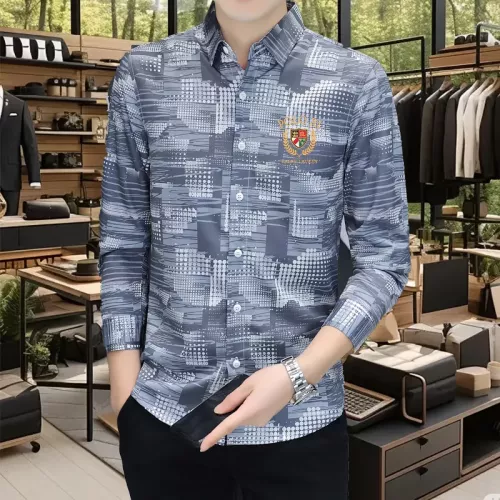 Replica Ralph Lauren Polo Shirts Long Sleeved For Men #1374929 $56.00 USD for Wholesale
