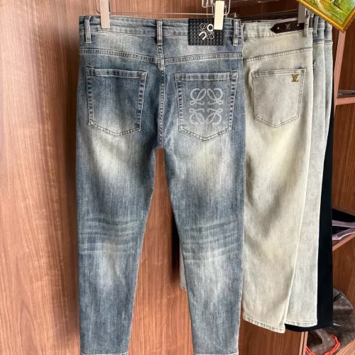 Replica LOEWE Jeans For Men #1376338 $48.00 USD for Wholesale