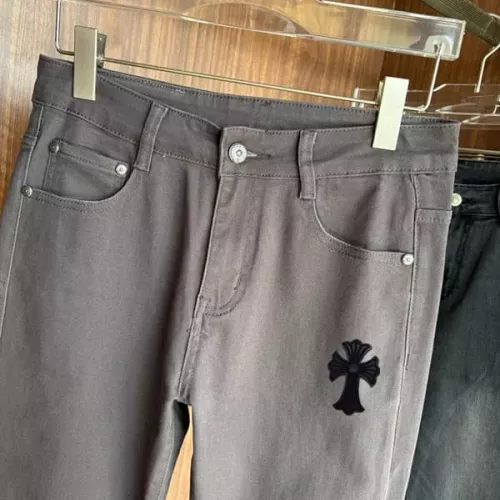 Replica Chrome Hearts Jeans For Men #1376345 $48.00 USD for Wholesale