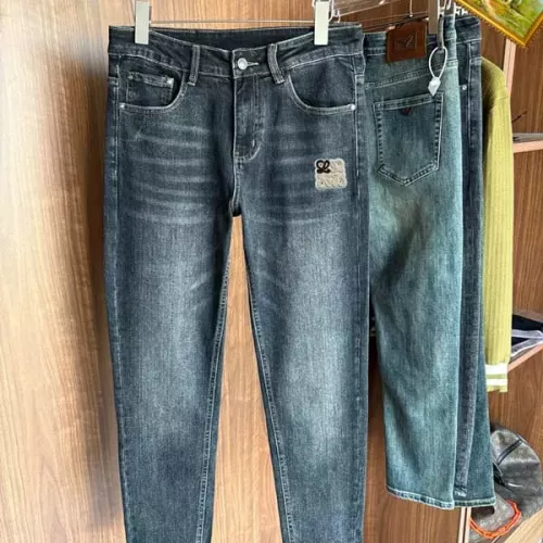 Replica LOEWE Jeans For Men #1376354 $48.00 USD for Wholesale