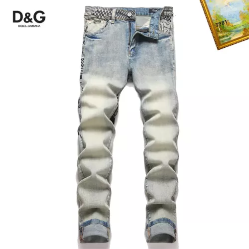 Replica Dolce & Gabbana D&G Jeans For Men #1376375 $48.00 USD for Wholesale