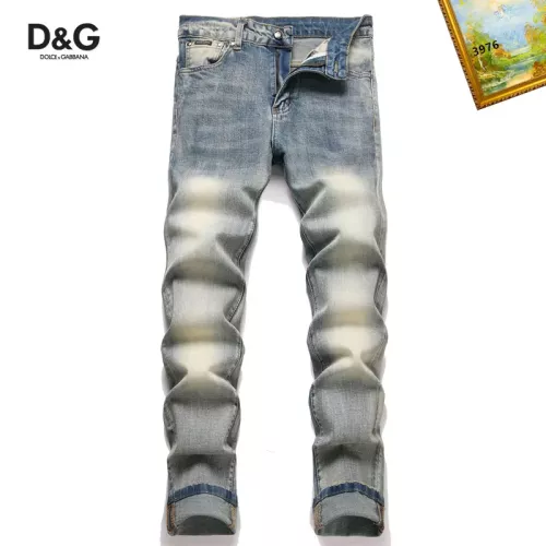 Replica Dolce & Gabbana D&G Jeans For Men #1376381 $48.00 USD for Wholesale