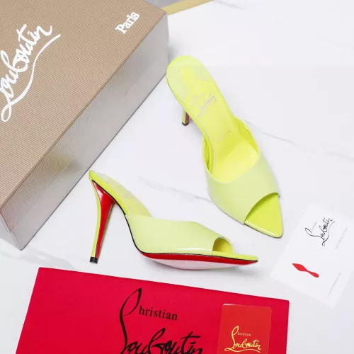 Replica Christian Louboutin CL Slippers For Women #1376530 $105.00 USD for Wholesale