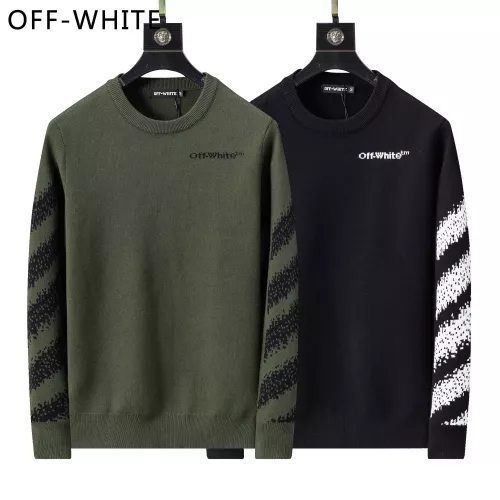 Replica Off-White Sweaters Long Sleeved For Men #1376650 $45.00 USD for Wholesale