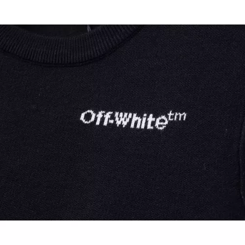 Replica Off-White Sweaters Long Sleeved For Men #1376651 $45.00 USD for Wholesale