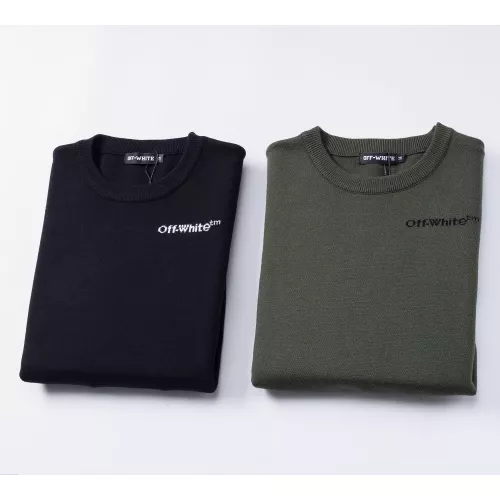 Replica Off-White Sweaters Long Sleeved For Men #1376651 $45.00 USD for Wholesale