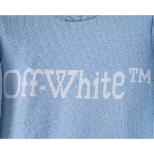 Replica Off-White Sweaters Long Sleeved For Men #1376652 $45.00 USD for Wholesale