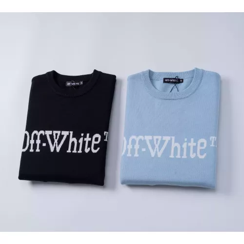 Replica Off-White Sweaters Long Sleeved For Men #1376652 $45.00 USD for Wholesale