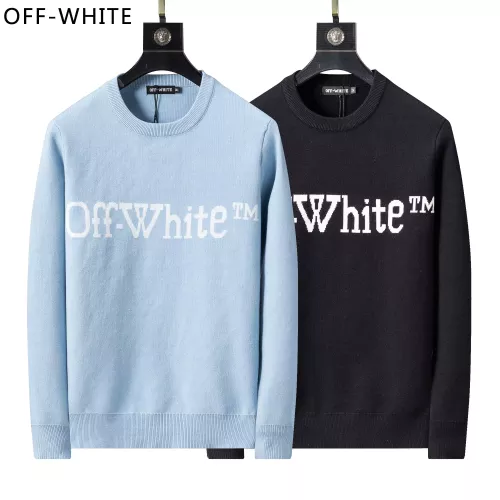 Replica Off-White Sweaters Long Sleeved For Men #1376653 $45.00 USD for Wholesale