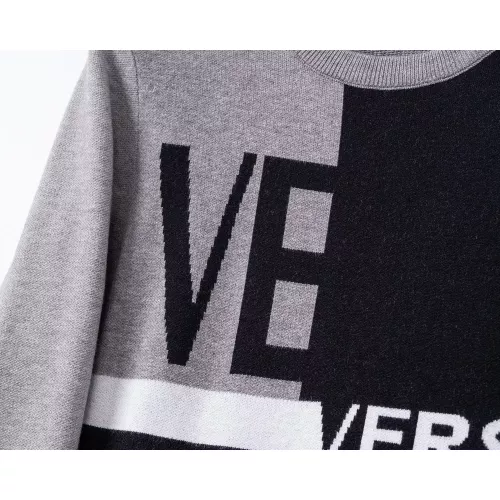 Replica Versace Sweaters Long Sleeved For Men #1376671 $45.00 USD for Wholesale