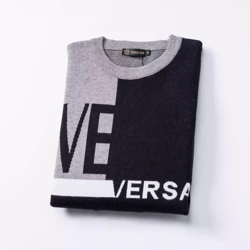 Replica Versace Sweaters Long Sleeved For Men #1376671 $45.00 USD for Wholesale