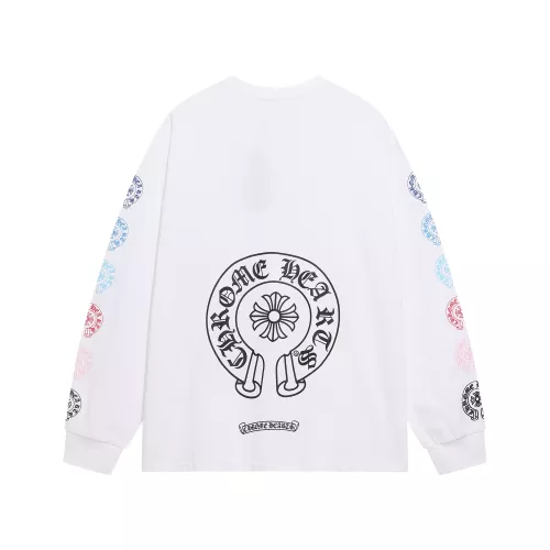 Replica Chrome Hearts T-Shirts Long Sleeved For Unisex #1376980 $45.00 USD for Wholesale