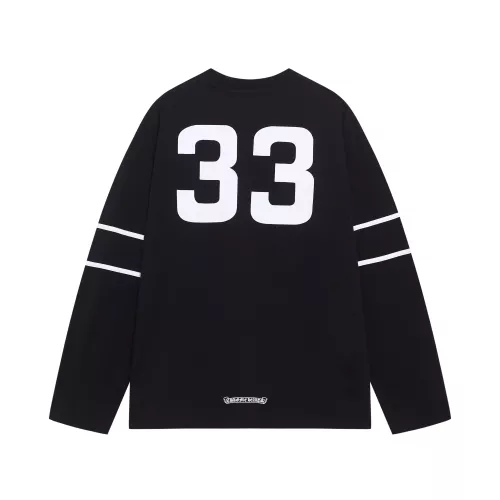 Replica Chrome Hearts T-Shirts Long Sleeved For Unisex #1376993 $45.00 USD for Wholesale